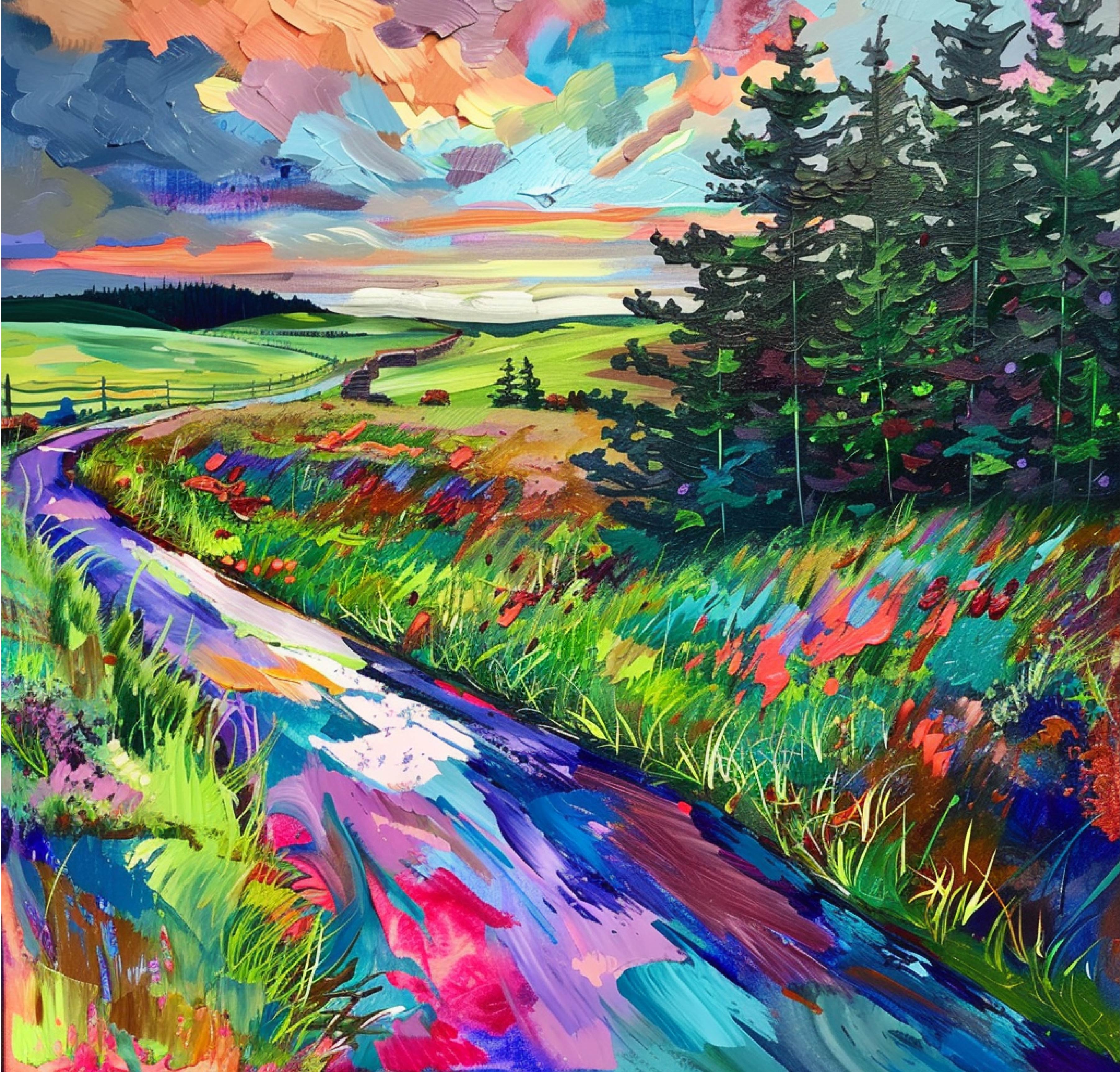 Loopy Impressions Pattern - Explore Prince Edward Island